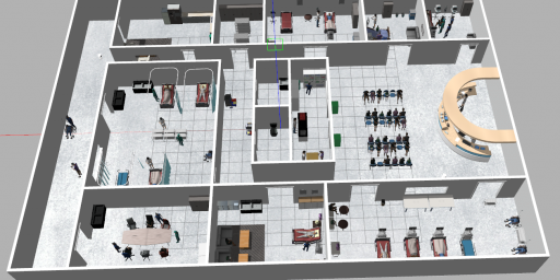 Large hospital