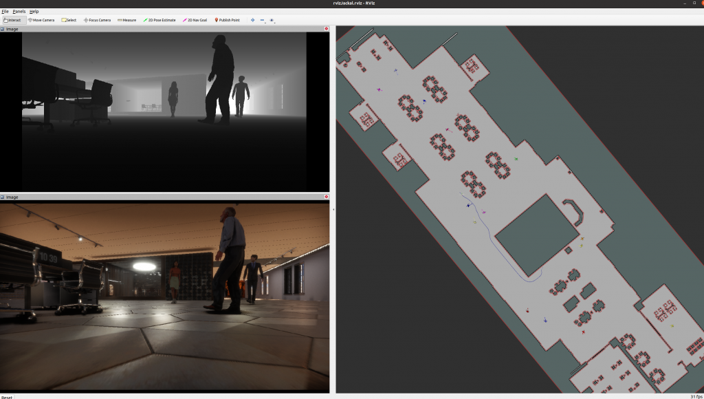Pedestrians in a generated world